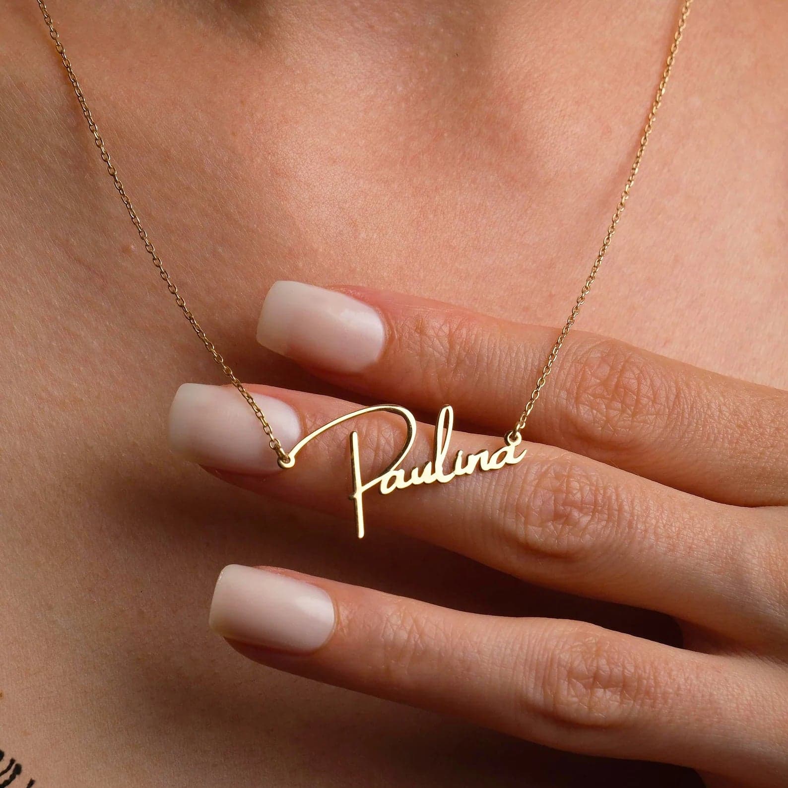 Personalised Gold Name Necklace